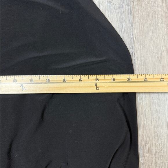 Eliza J Black Pleated V-Neck Sleeveless Sheath Dress Size 10 Classic Chic - Picture 8 of 14